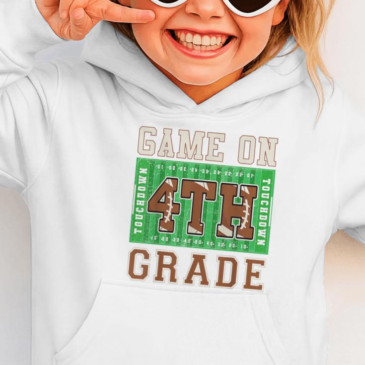 4th Grade Boys Kids Football Back To School Fourth Grade Graphic Toddler Hoodie 4th Grade Boys Kids Football Back To School Fourth Grade Graphic Toddler Hoodie