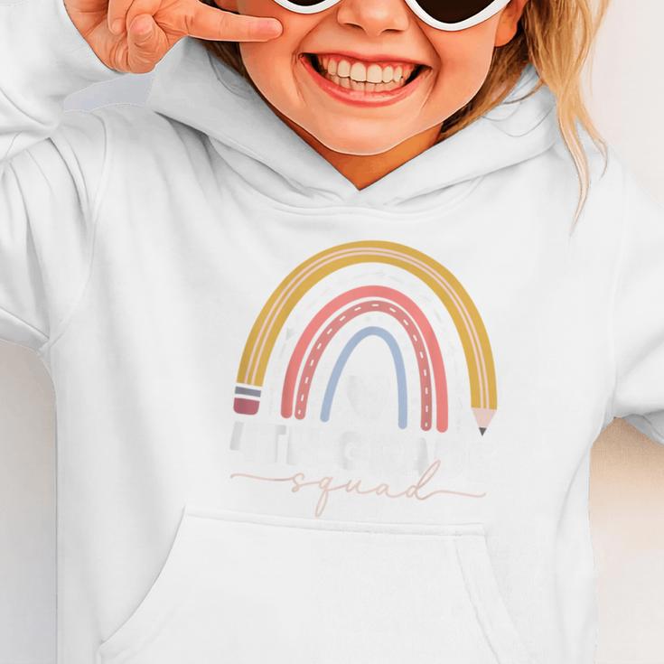 4th Grade Squad Rainbow Back To School Graphic Toddler Hoodie 4th Grade Squad Rainbow Back To School Graphic Toddler Hoodie
