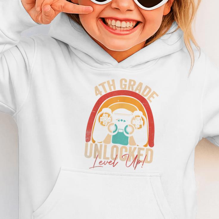 4th Grade Unlocked Level Up Gamer Back To School Fourth Graphic Toddler Hoodie 4th Grade Unlocked Level Up Gamer Back To School Fourth Graphic Toddler Hoodie