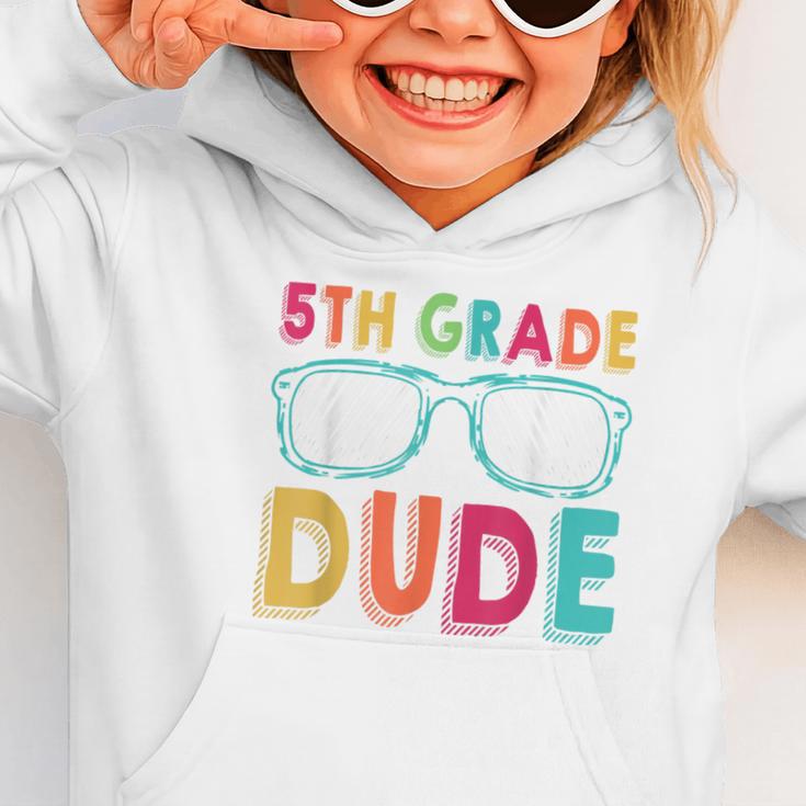 5th Grade Dude Back To School Fifth Grade Student Graphic Toddler Hoodie
