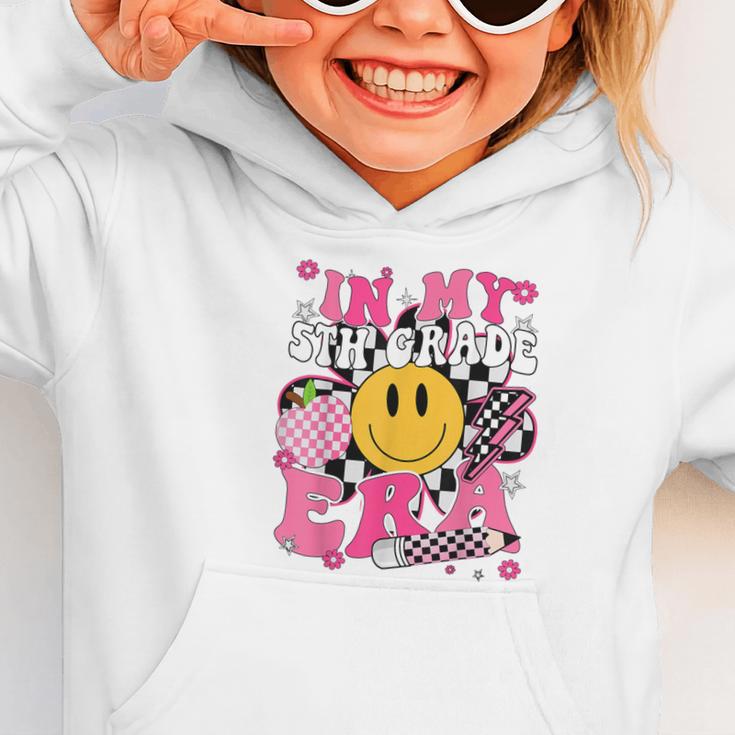 In My 5th Grade Era First Day Of School Back To School Retro Graphic Toddler Hoodie In My 5th Grade Era First Day Of School Back To School Retro Graphic Toddler Hoodie