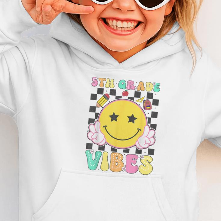 5th Grade Vibes Girls Smile Face Back To School Fifth Grade Graphic Toddler Hoodie 5th Grade Vibes Girls Smile Face Back To School Fifth Grade Graphic Toddler Hoodie