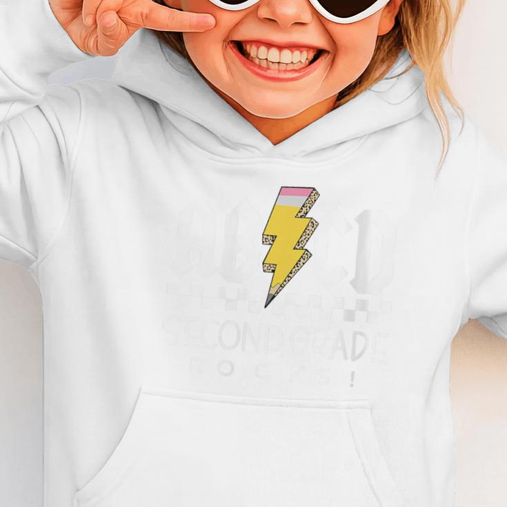ABCD Second Grade Rocks First Day Of School Back To School Graphic Toddler Hoodie ABCD Second Grade Rocks First Day Of School Back To School Graphic Toddler Hoodie