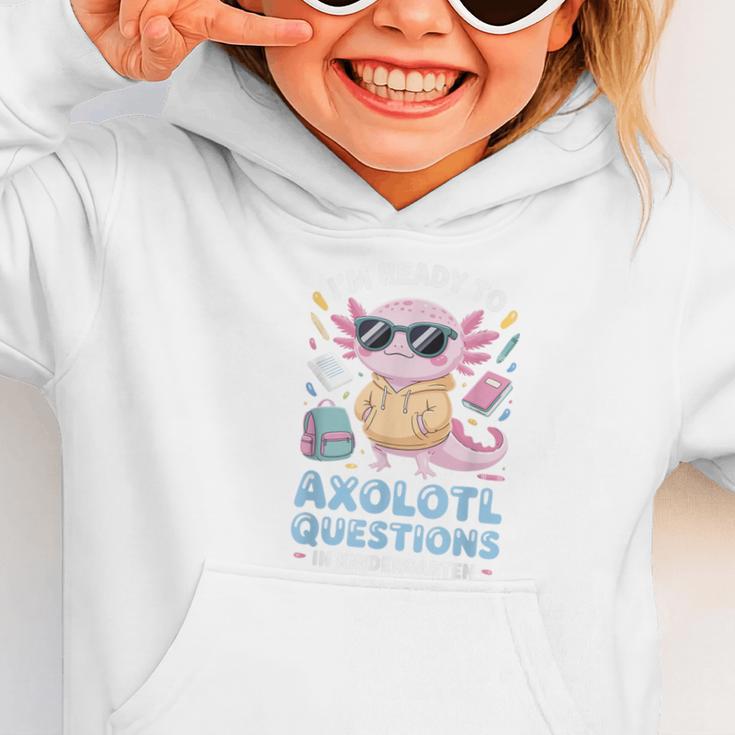 Axolotl Questions Kindergarten Back To School Graphic Toddler Hoodie Axolotl Questions Kindergarten Back To School Graphic Toddler Hoodie