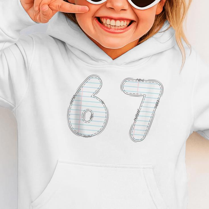 Back To School 67 Notebook Number For Class Year Graphic Toddler Hoodie