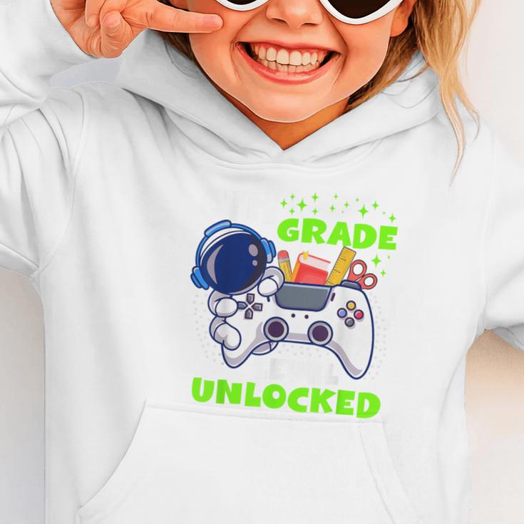 Back To School 6th Grade Level Unlocked Gamer Boys Kids Graphic Toddler Hoodie