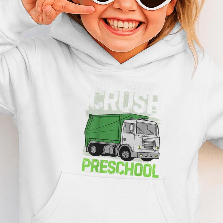 Back To School First Day Of Preschool Garbage Truck Boys Graphic Toddler Hoodie