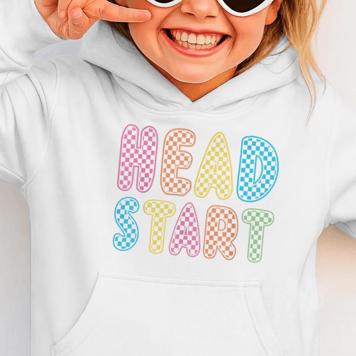 Back To School Head Start First Day Men Women Kid Checkered Graphic Toddler Hoodie