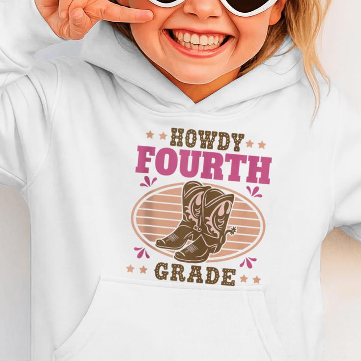 Back To School Howdy Fourth Grade Girls Graphic Toddler Hoodie Back To School Howdy Fourth Grade Girls Graphic Toddler Hoodie