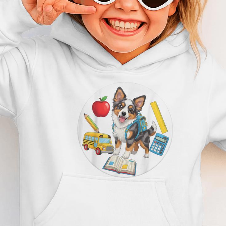 Back To School Miniature American Shepherd Dog Boys Girls Graphic Toddler Hoodie Back To School Miniature American Shepherd Dog Boys Girls Graphic Toddler Hoodie