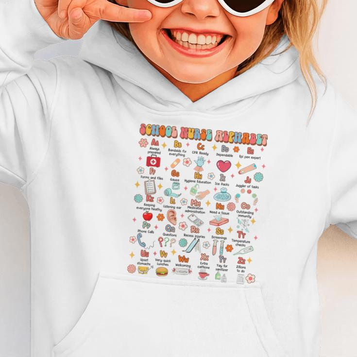 Back To School School Nurse Alphabet School Nurse Life Graphic Toddler Hoodie Back To School School Nurse Alphabet School Nurse Life Graphic Toddler Hoodie