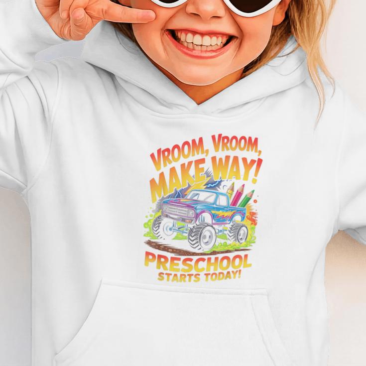 Back To School Preschool Pre-K Monster Truck First Day Boys Graphic Toddler Hoodie