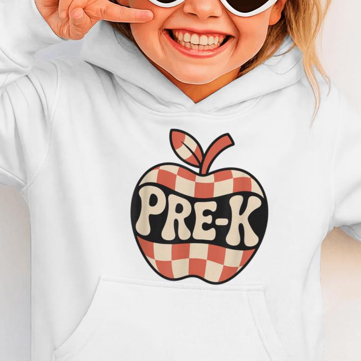Back To School Retro Apple PRE-K Classroom Graphic Toddler Hoodie