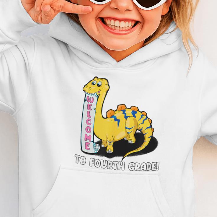 Back To School Welcome To Fourth Grade Graphic Toddler Hoodie Back To School Welcome To Fourth Grade Graphic Toddler Hoodie