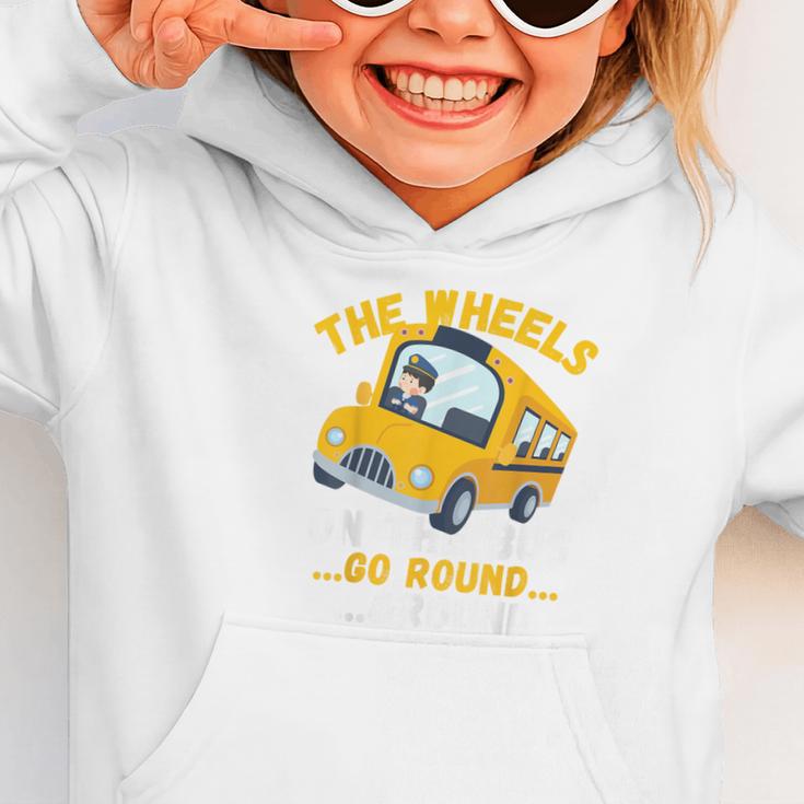 Back To School The Wheels On The Bus Go Round And Round Kids Graphic Toddler Hoodie Back To School The Wheels On The Bus Go Round And Round Kids Graphic Toddler Hoodie