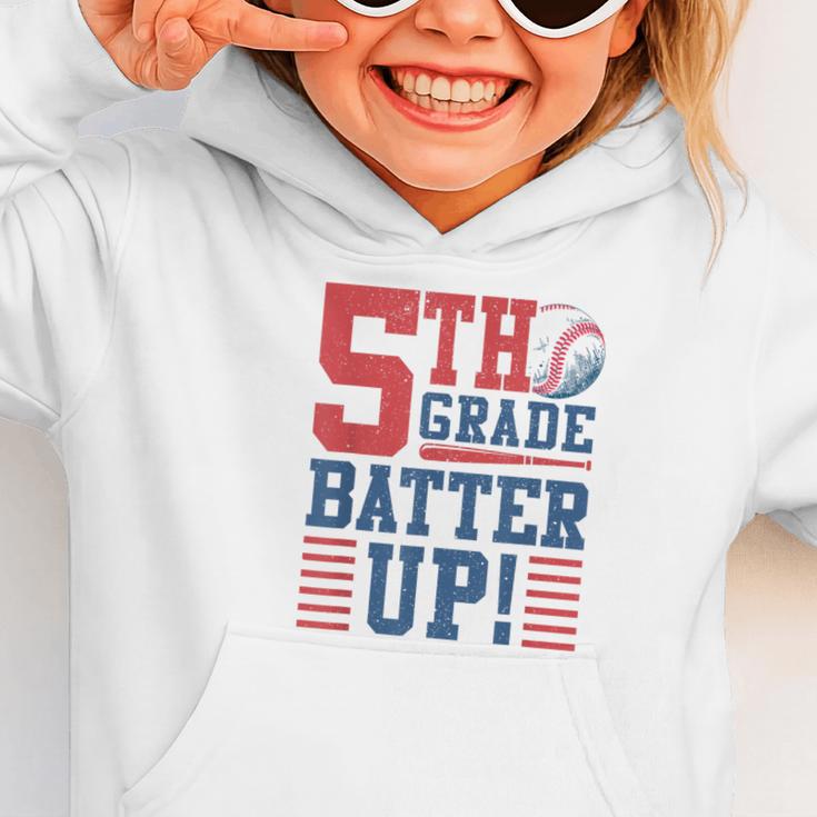 Baseball Fifth Grade Back To School 5th Grade Batter Up Graphic Toddler Hoodie Baseball Fifth Grade Back To School 5th Grade Batter Up Graphic Toddler Hoodie