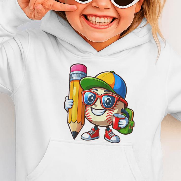 Baseball Lovers Pencil Back To School Kids Boys Girls Graphic Toddler Hoodie Baseball Lovers Pencil Back To School Kids Boys Girls Graphic Toddler Hoodie
