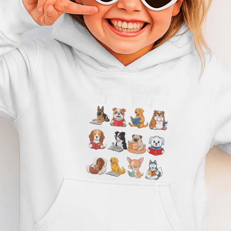 How To Become a Better Reader Dog Back To School Graphic Toddler Hoodie How To Become a Better Reader Dog Back To School Graphic Toddler Hoodie