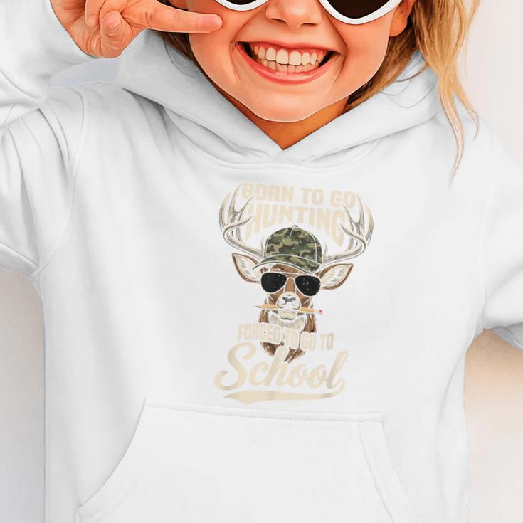 Born To Go Hunting Forced To Go Back To School Camo Deer Boy Graphic Toddler Hoodie Born To Go Hunting Forced To Go Back To School Camo Deer Boy Graphic Toddler Hoodie