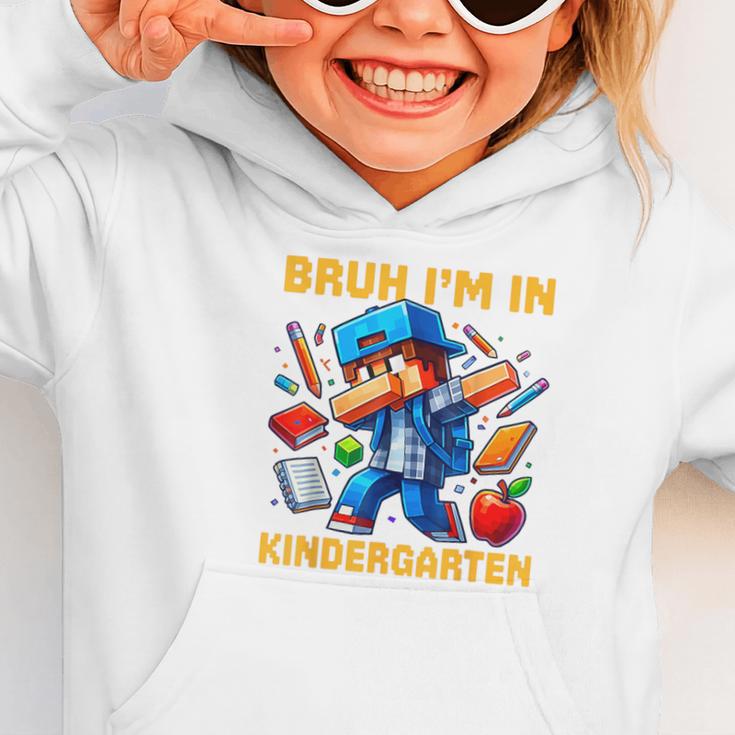 Bruh I'm In Kindergarten Boys Kids Gamer Back To School Graphic Toddler Hoodie Bruh I'm In Kindergarten Boys Kids Gamer Back To School Graphic Toddler Hoodie