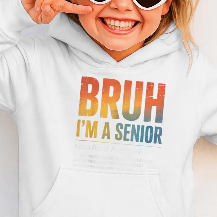 Bruh I'm A Senior Back To School Class Of 2026 Graduation Graphic Toddler Hoodie