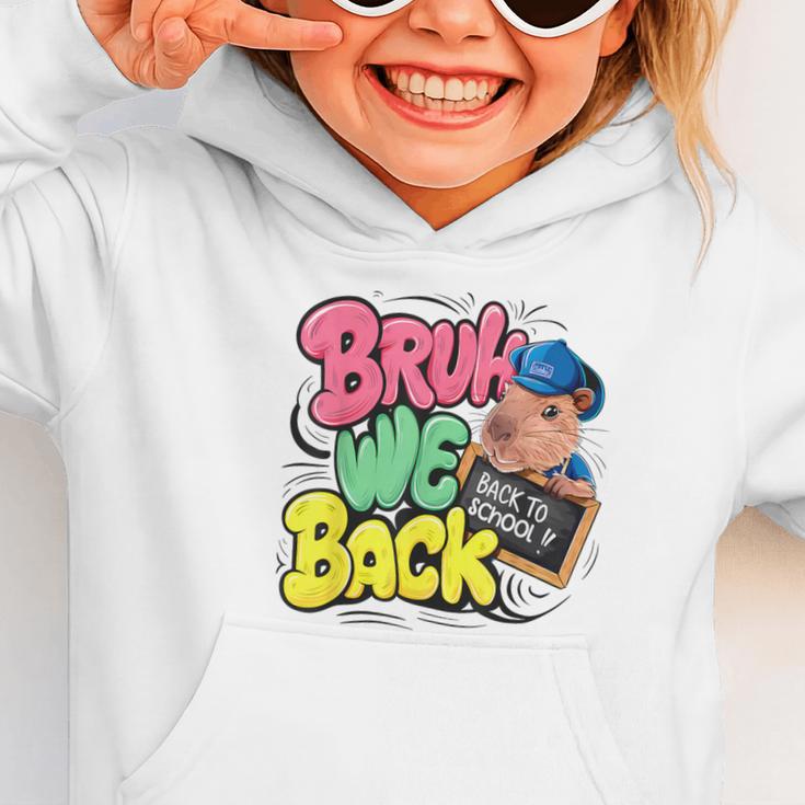 Bruh Wir UnterstüTzen Den Ersten Schulday Back To School Capybara Graphic Toddler Hoodie Bruh Wir UnterstüTzen Den Ersten Schulday Back To School Capybara Graphic Toddler Hoodie
