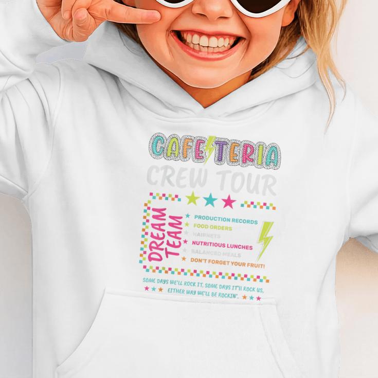 Cafeteria Crew Tour Lunch Lady Dream Team Back To School Graphic Toddler Hoodie