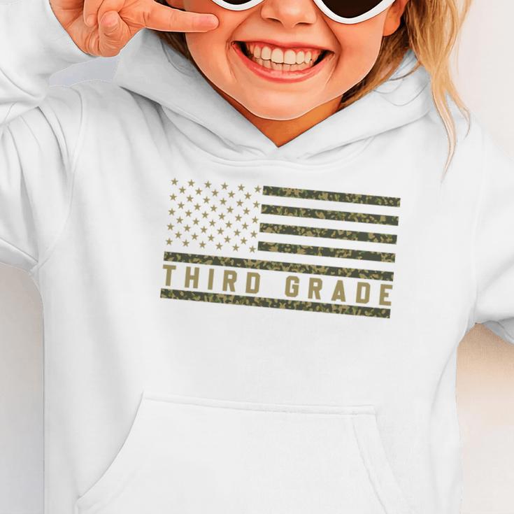 Camo American Flag Third Grade Back To School 3rd Grade Premium Tri-Blend Graphic Toddler Hoodie Camo American Flag Third Grade Back To School 3rd Grade Premium Tri-Blend Graphic Toddler Hoodie