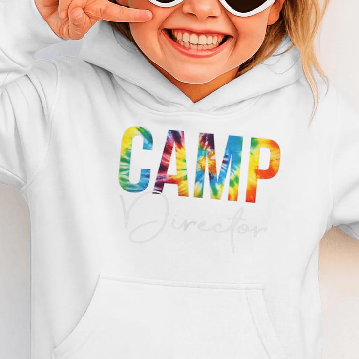 Camp Director Women Tie Dye Back To School Appreciation Day Graphic Toddler Hoodie Camp Director Women Tie Dye Back To School Appreciation Day Graphic Toddler Hoodie
