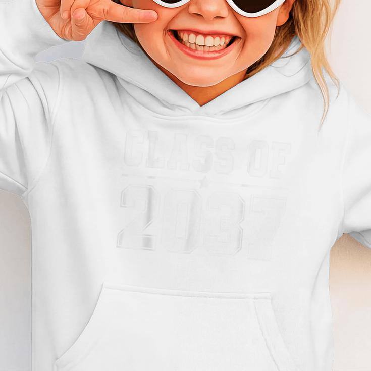 Class Of 2037 Grow With Me Back To School Kindergarten 2037 Graphic Toddler Hoodie