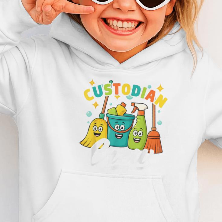 Custodial Crew Back To School Custodial Staff Graphic Toddler Hoodie