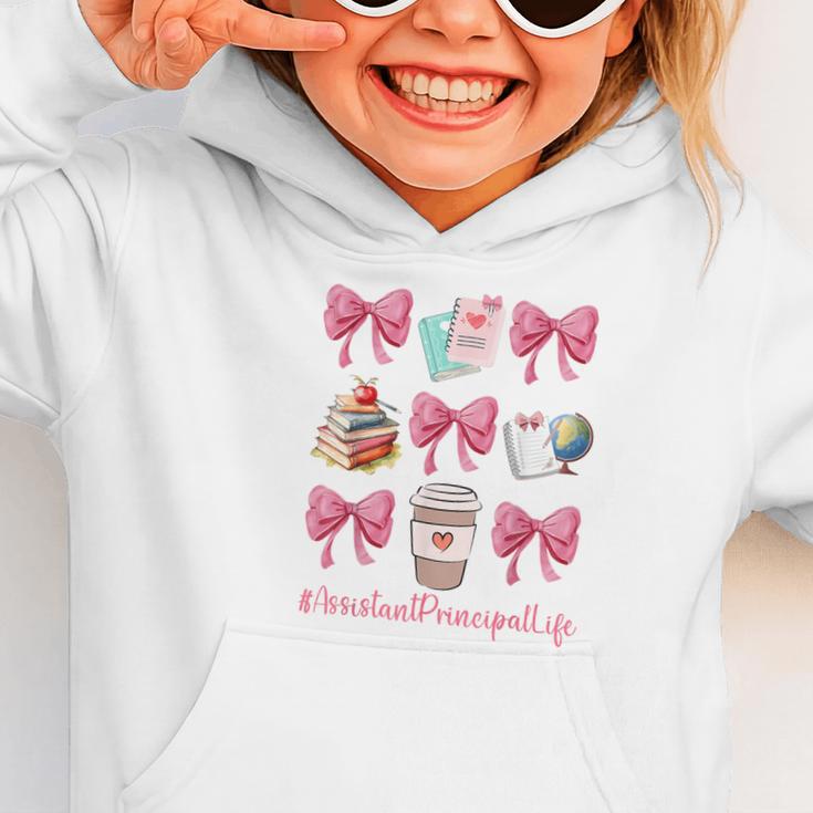 Cute Coquette Bows Assistant Principal Life Back To School Graphic Toddler Hoodie Cute Coquette Bows Assistant Principal Life Back To School Graphic Toddler Hoodie