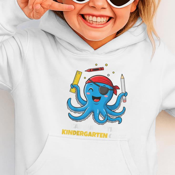 Cute Octopus Pirate Kindergarten Boys Kids Back To School Graphic Toddler Hoodie