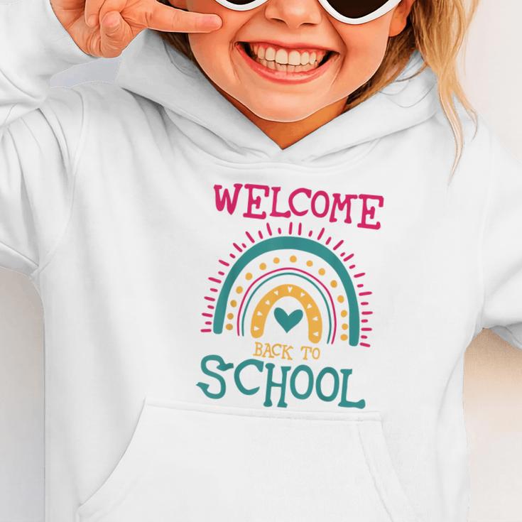 Cute Welcome Back To School First Day Of School First Day Graphic Toddler Hoodie