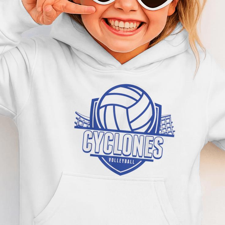 Cyclones Volleyball Back To School Spirit B Graphic Toddler Hoodie