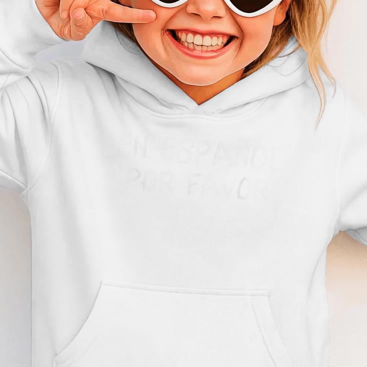 En EspañOl Por Favor Back To School Spanish Teache Graphic Toddler Hoodie