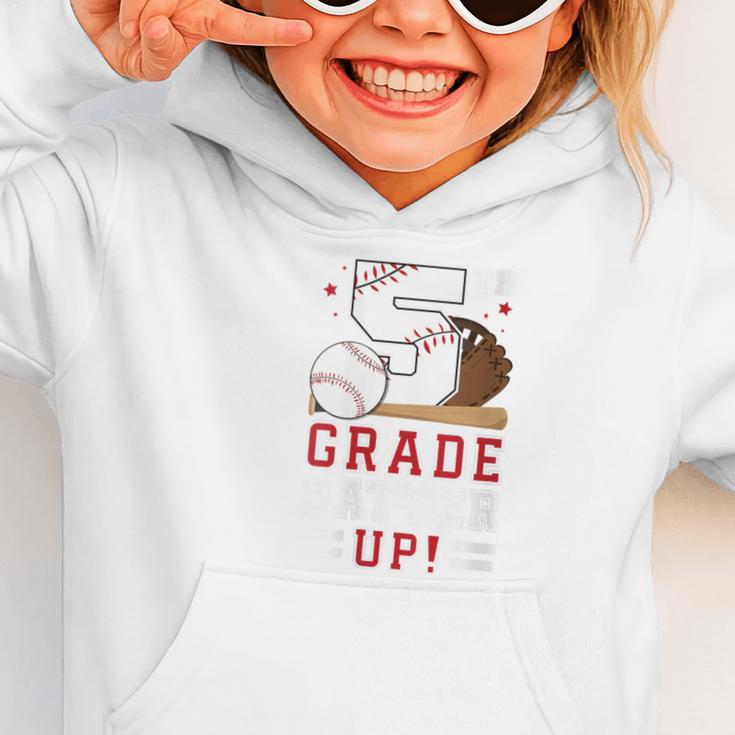Fifth Grade Batter Up Baseball First Day Back To School Graphic Toddler Hoodie