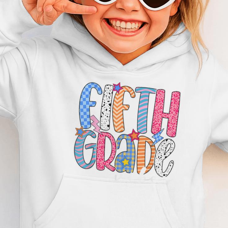 Fifth Grade Vibes 5th Grade Team Retro Back To School Graphic Toddler Hoodie Fifth Grade Vibes 5th Grade Team Retro Back To School Graphic Toddler Hoodie