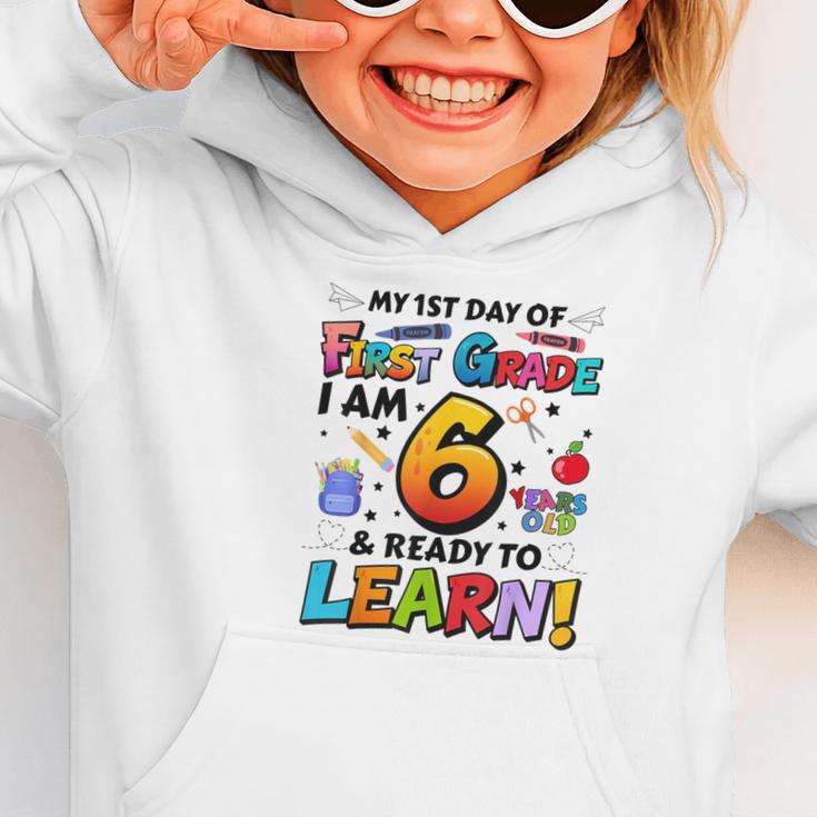 First 1st Grade First Day Of School Back To School Kids Graphic Toddler Hoodie First 1st Grade First Day Of School Back To School Kids Graphic Toddler Hoodie