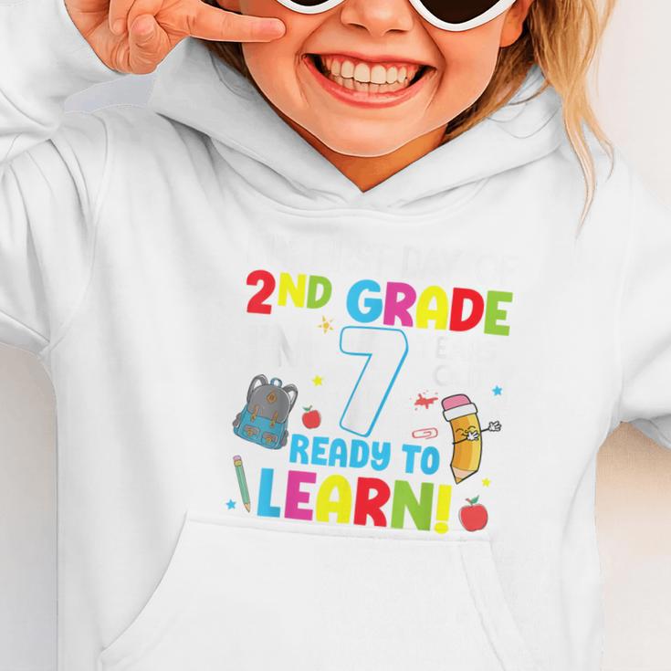 My First Day Of 2nd Grade Back To School 2nd Grade Girls Boy Graphic Toddler Hoodie My First Day Of 2nd Grade Back To School 2nd Grade Girls Boy Graphic Toddler Hoodie