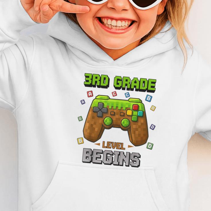 First Day Of 3rd Grade Level Begins Back To School Boy Graphic Toddler Hoodie First Day Of 3rd Grade Level Begins Back To School Boy Graphic Toddler Hoodie
