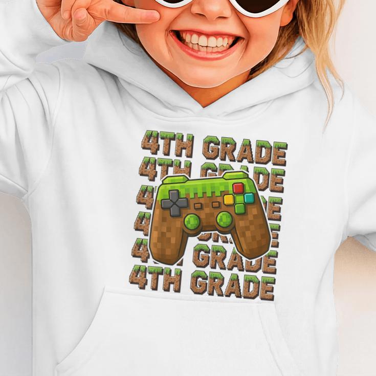 First Day Of 4th Grade Level Begins Back To School Girl Boy Graphic Toddler Hoodie First Day Of 4th Grade Level Begins Back To School Girl Boy Graphic Toddler Hoodie