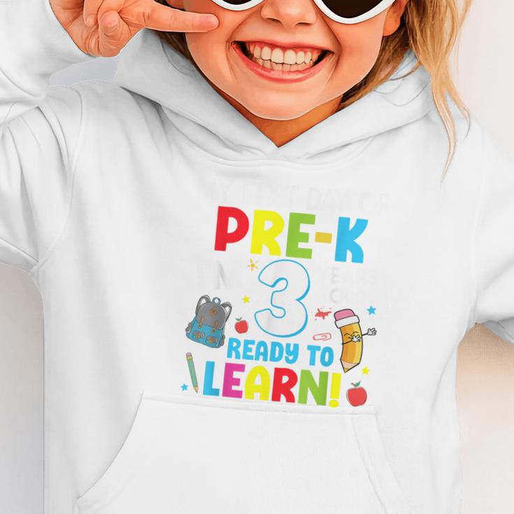 My First Day Of Pre-k Back To School Preschool Girls Boys Graphic Toddler Hoodie My First Day Of Pre-k Back To School Preschool Girls Boys Graphic Toddler Hoodie