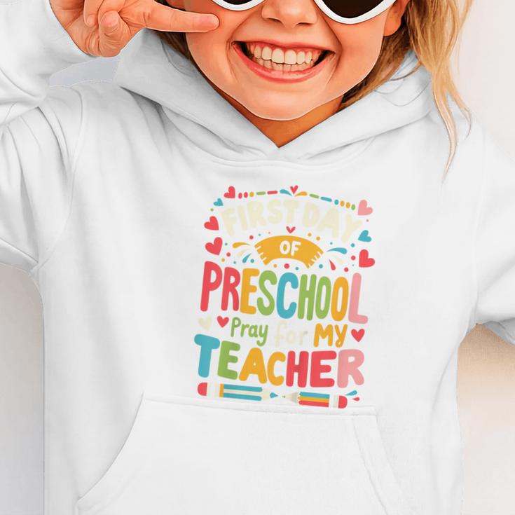 First Day Of Preschool Pre K Student Toddler Back To School Graphic Toddler Hoodie