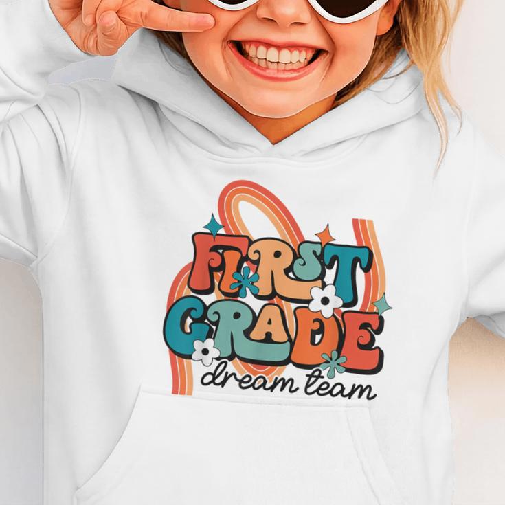 First Grade Dream Team First Day Of 1st Grade Back To School Graphic Toddler Hoodie First Grade Dream Team First Day Of 1st Grade Back To School Graphic Toddler Hoodie