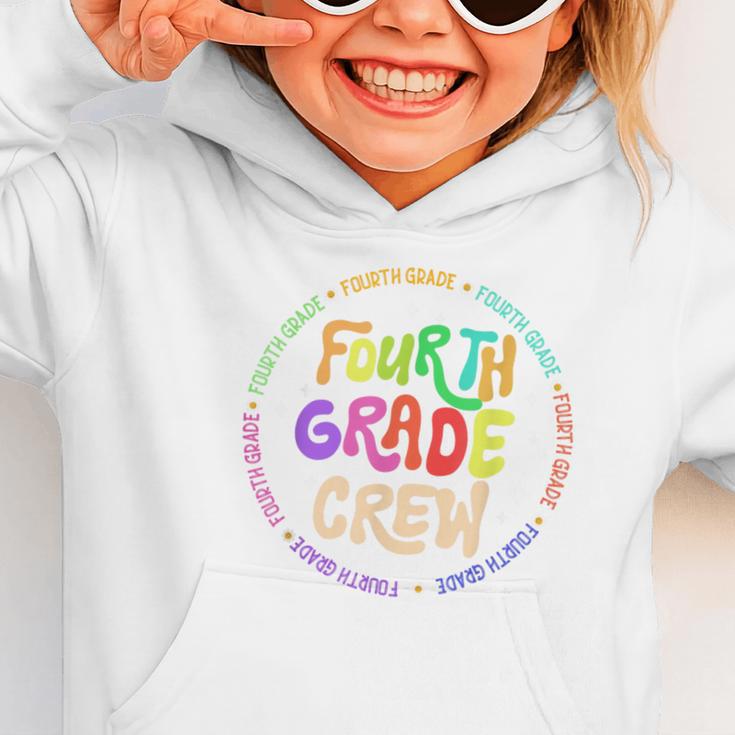 Fourth Grade Crew Back To School 4th Grade Team Graphic Toddler Hoodie Fourth Grade Crew Back To School 4th Grade Team Graphic Toddler Hoodie