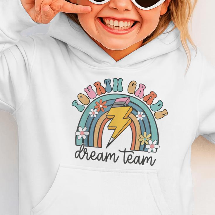 Fourth Grade Dream Team 1st Day Of 4th Grade Back To School Graphic Toddler Hoodie Fourth Grade Dream Team 1st Day Of 4th Grade Back To School Graphic Toddler Hoodie