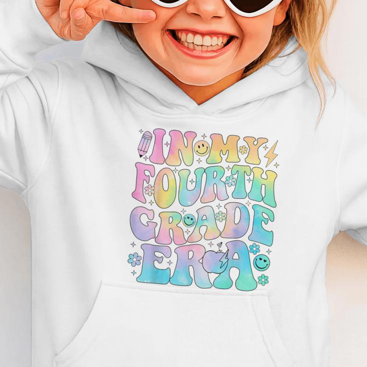 In My Fourth Grade Era Girl Tie Dye 4th Grade Back To School Graphic Toddler Hoodie