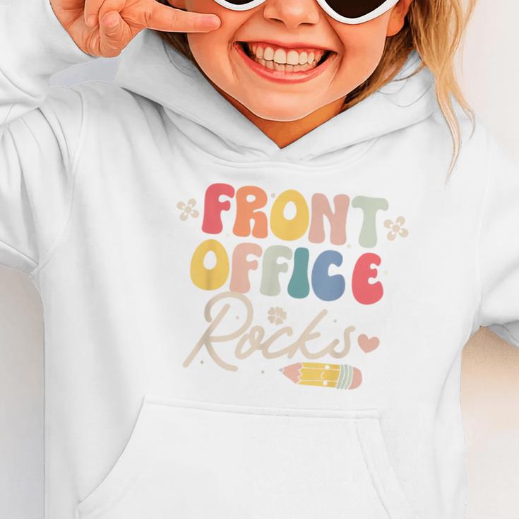 Front Office Rocks Back To School Secretary Admin Staff Tee Graphic Toddler Hoodie Front Office Rocks Back To School Secretary Admin Staff Tee Graphic Toddler Hoodie
