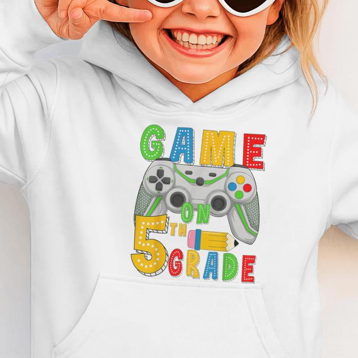 Game On Fifth Grade Back To School Gamer 5th Grade Boys Kids Graphic Toddler Hoodie Game On Fifth Grade Back To School Gamer 5th Grade Boys Kids Graphic Toddler Hoodie